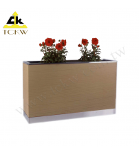 Powder-coated Flower Pot In Grain(TF-120TB) 